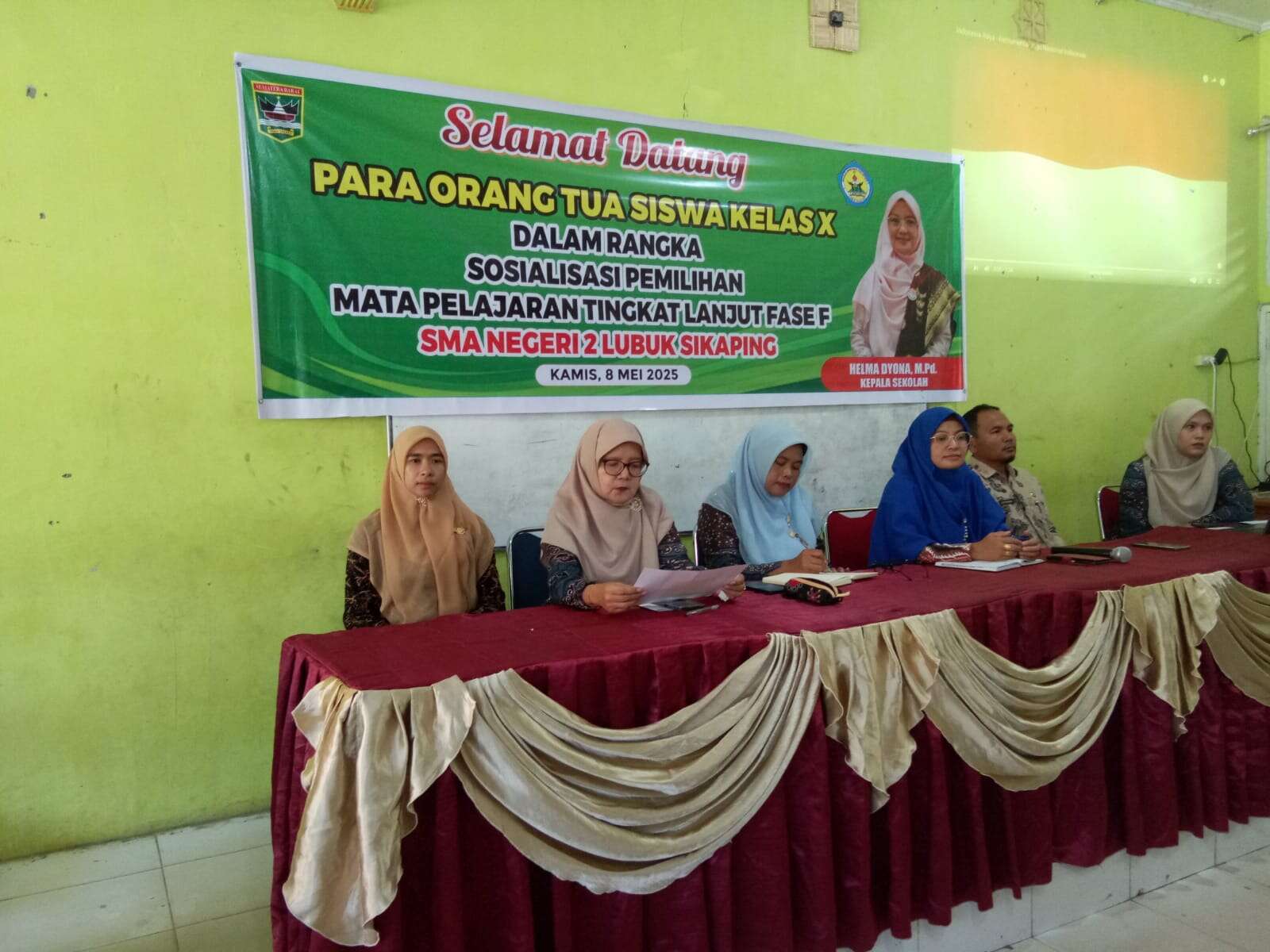 Sosialisasi Pemilihan Mata Pelajaran Tingkat Lanjut